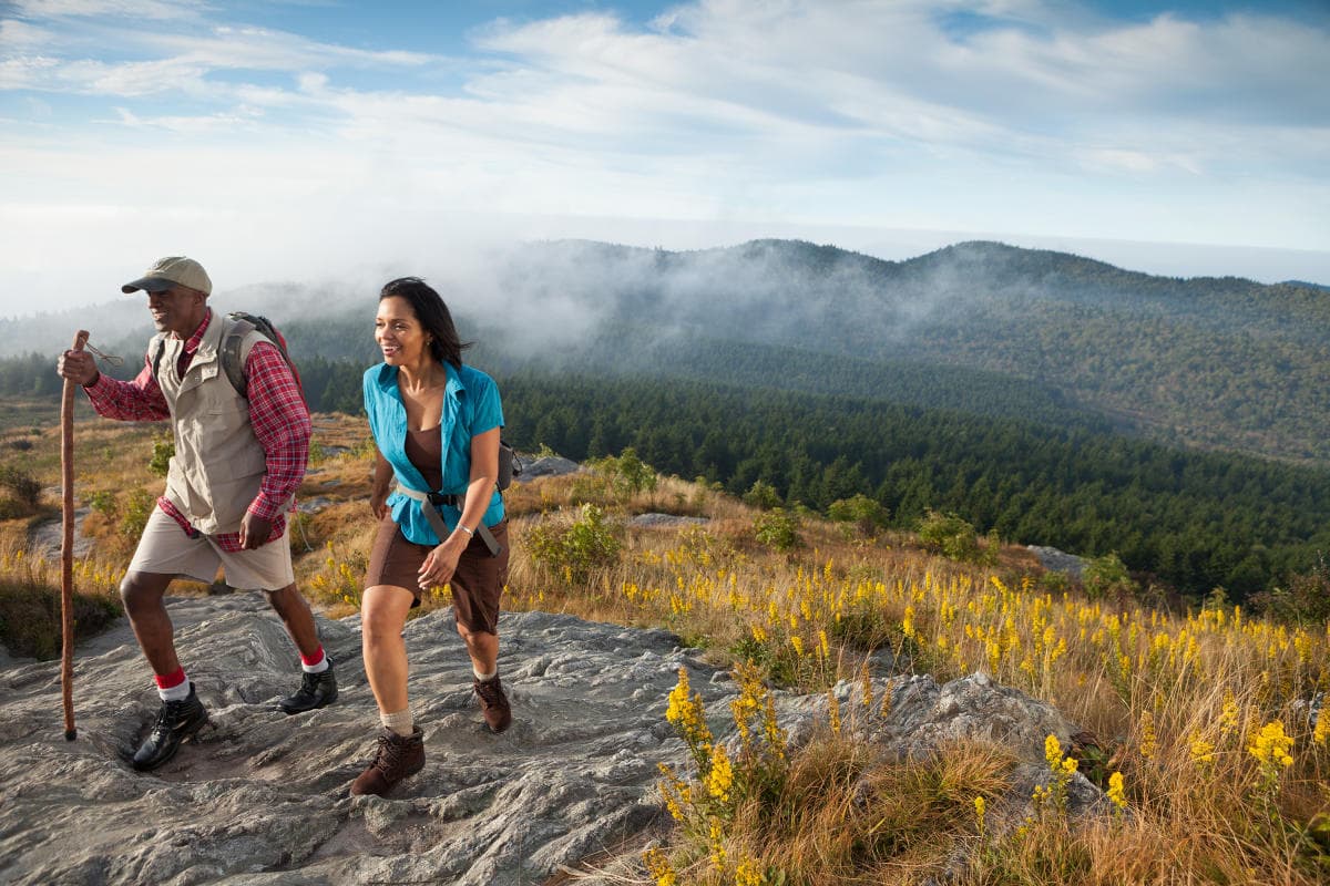 Hiking at Black Balsam NC Hiking at Black Balsam NC