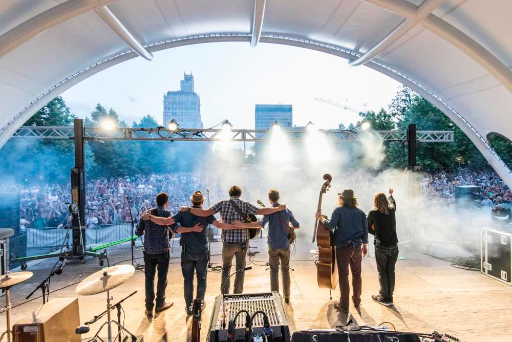 Steep Canyon Rangers at Pack Square Park Steep Canyon Rangers at Pack Square Park