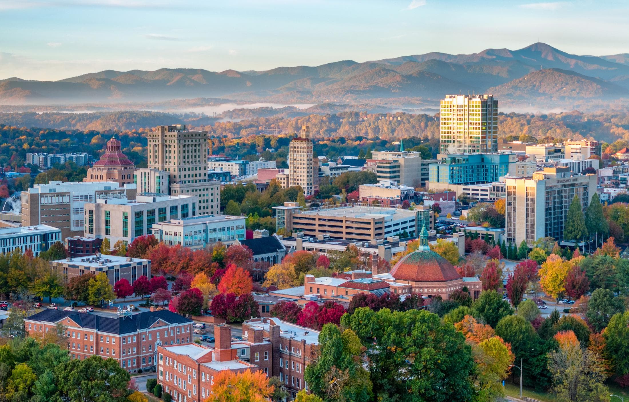 Downtown Asheville by Andre Daugherty Downtown Asheville by Andre Daugherty