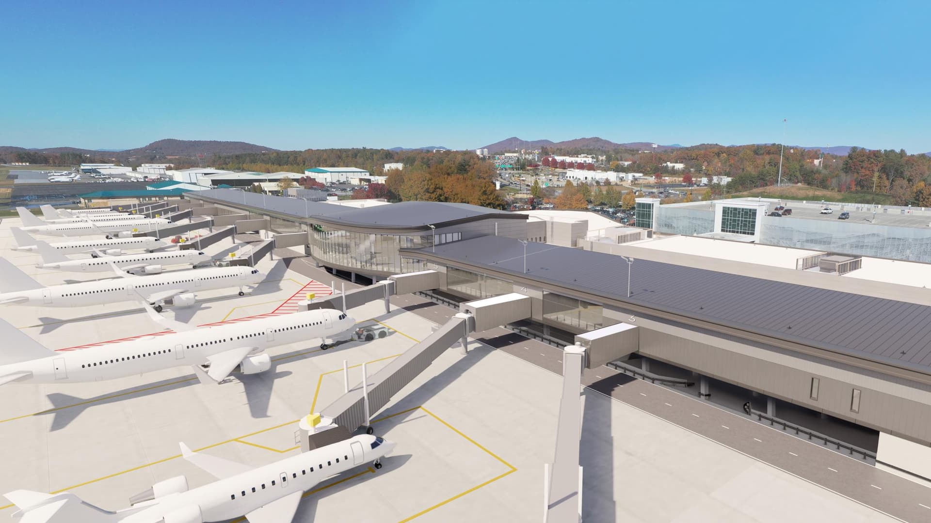 AVL Airport Expansion Rendering AVL Airport Expansion Rendering