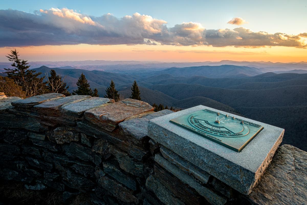 Exterior image of Devil's Courthouse in Asheville, NC. Exterior image of Devil's Courthouse in Asheville, NC.