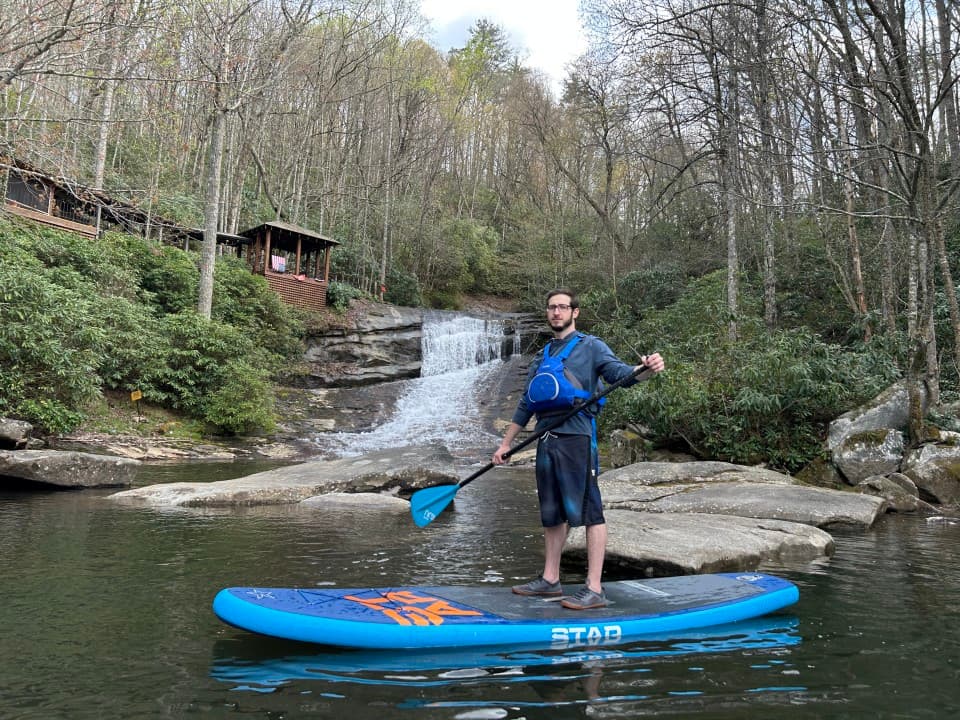 Exploring waterfalls at Lake Glenville! Exploring waterfalls at Lake Glenville!
